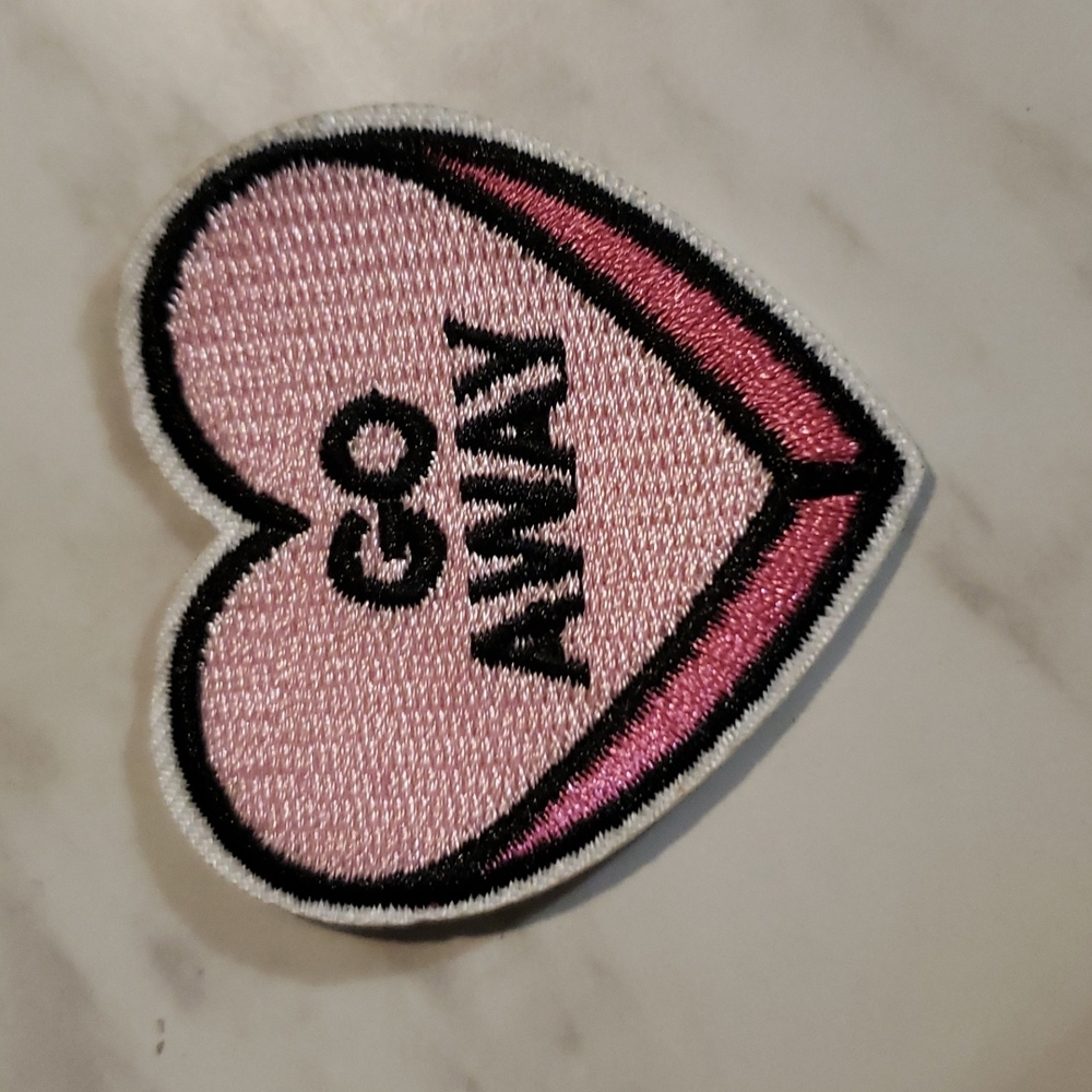 Pink Valentine Iron-On Patch
